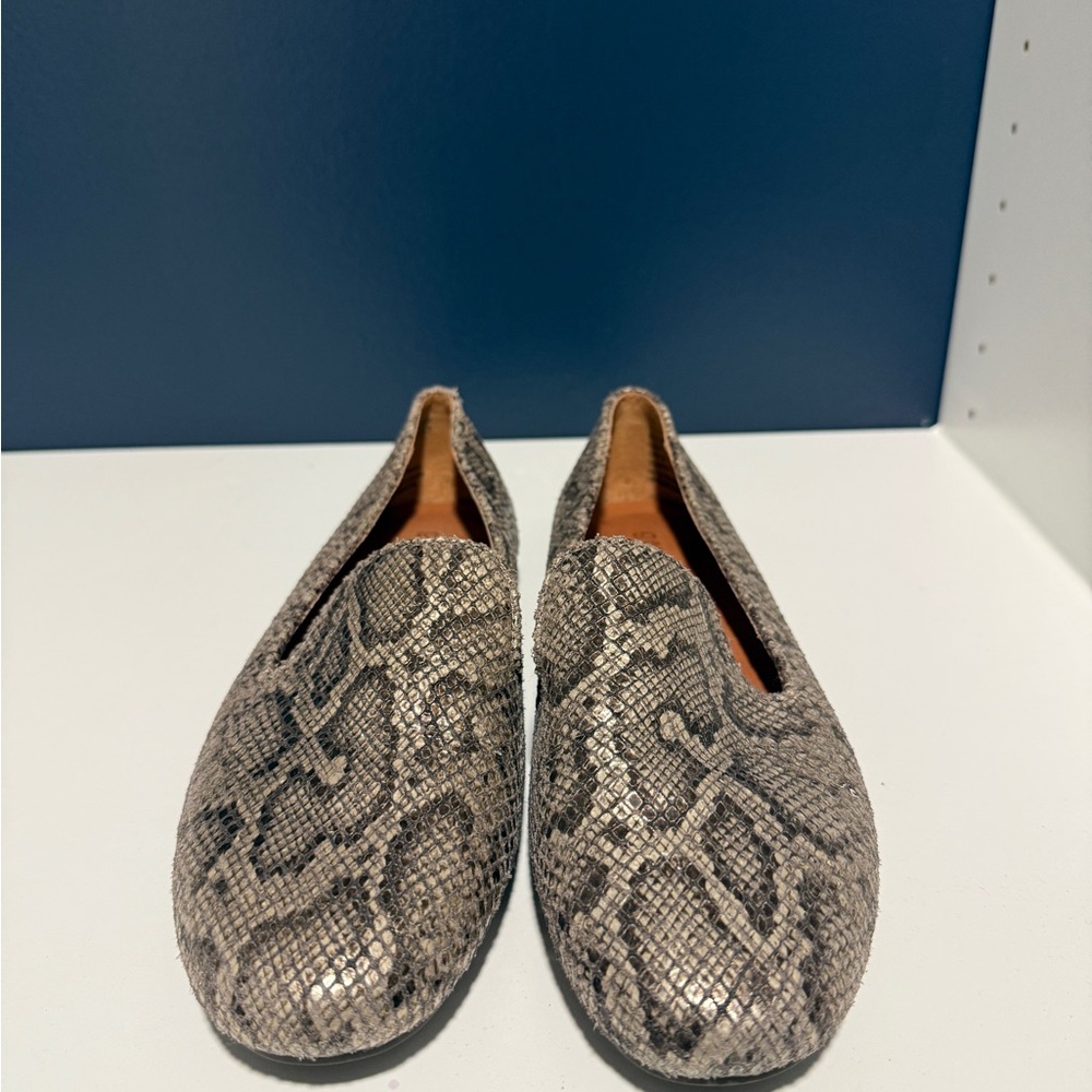 Gentle Souls Snakeskin Patterned Flats